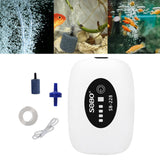 Maxbell Aquarium Air Pump Portable Powerful Air Pump for Moving Hydroponics Fish Tank 1 Outlet
