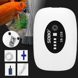 Maxbell Aquarium Air Pump Portable Powerful Air Pump for Moving Hydroponics Fish Tank 1 Outlet