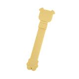 Maxbell Cat Strip Squeeze Spoon Portable Cat Stripe Snack Squeezer for Snack Feeding yellow