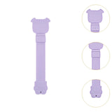 Maxbell Cat Strip Squeeze Spoon Portable Cat Stripe Snack Squeezer for Snack Feeding purple