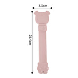 Maxbell Cat Strip Squeeze Spoon Portable Cat Stripe Snack Squeezer for Snack Feeding pink