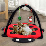 Maxbell Cat Tent Bed Toy Multifunctional for Kitten Puppy Pets Nest Bell Pet Toy Fun