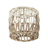 Maxbell Paper Rope Lampshade Boho Hanging Lamp Cover for Cafe Bedroom Kitchen Island 15cmx16.5cm