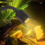 Maxbell Fish Tank Underwater Spotlight 360° Rotation Multipurpose LED Aquarium Light Warm Yellow