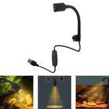 Maxbell Fish Tank Underwater Spotlight 360° Rotation Multipurpose LED Aquarium Light Warm Yellow