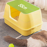 Maxbell Cat Litter Box Portable Cat Sand Basin Pet Supplies Open Top Cat Litter Tray