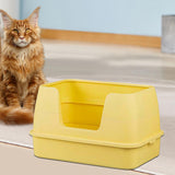 Maxbell Cat Litter Box Portable Cat Sand Basin Pet Supplies Open Top Cat Litter Tray