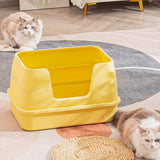 Maxbell Cat Litter Box Portable Cat Sand Basin Pet Supplies Open Top Cat Litter Tray