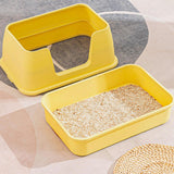 Maxbell Cat Litter Box Portable Cat Sand Basin Pet Supplies Open Top Cat Litter Tray