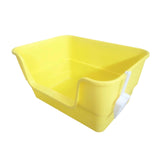 Maxbell Cat Litter Box Cats Sand Basin Cat Sand Box Easy to Clean Jumbo Litter Box