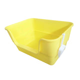Maxbell Cat Litter Box Cats Sand Basin Cat Sand Box Easy to Clean Jumbo Litter Box