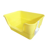 Maxbell Cat Litter Box Cats Sand Basin Cat Sand Box Easy to Clean Jumbo Litter Box