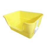 Maxbell Cat Litter Box Cats Sand Basin Cat Sand Box Easy to Clean Jumbo Litter Box