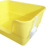 Maxbell Cat Litter Box Cats Sand Basin Cat Sand Box Easy to Clean Jumbo Litter Box