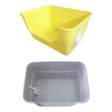 Maxbell Cat Litter Box Cats Sand Basin Cat Sand Box Easy to Clean Jumbo Litter Box