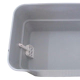 Maxbell Cat Litter Box Cats Sand Basin Cat Sand Box Easy to Clean Jumbo Litter Box
