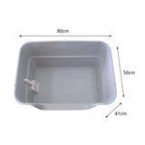 Maxbell Cat Litter Box Cats Sand Basin Cat Sand Box Easy to Clean Jumbo Litter Box