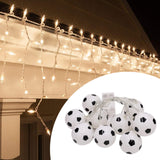 Maxbell Sports Ball Theme Lights Practical String Light for Backyard Walkway Birthday Soccer ball