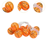 Maxbell Sports Ball Theme Lights Practical String Light for Backyard Walkway Birthday Basketball