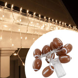 Maxbell Sports Ball Theme Lights Practical String Light for Backyard Walkway Birthday Rugby