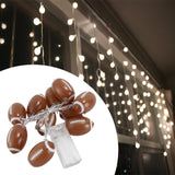 Maxbell Sports Ball Theme Lights Practical String Light for Backyard Walkway Birthday Rugby