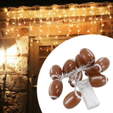 Maxbell Sports Ball Theme Lights Practical String Light for Backyard Walkway Birthday Rugby