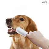 Maxbell Pet Finger Wipe for Indoor Cats Clean Pet Oral Cleaning Supplies 50 Tablet
