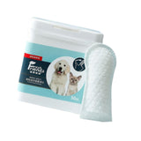 Maxbell Pet Finger Wipe for Indoor Cats Clean Pet Oral Cleaning Supplies 50 Tablet