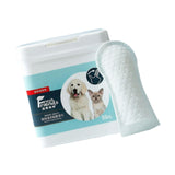 Maxbell Pet Finger Wipe for Indoor Cats Clean Pet Oral Cleaning Supplies 50 Tablet