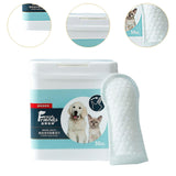 Maxbell Pet Finger Wipe for Indoor Cats Clean Pet Oral Cleaning Supplies 50 Tablet