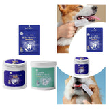 Maxbell Dogs Oral Cleaning Wipe Dog Mouth Odor Wipe for Pet Supplies Kitten Puppy 40 Sheet in Box