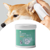 Maxbell Dogs Oral Cleaning Wipe Dog Mouth Odor Wipe for Pet Supplies Kitten Puppy 50 Sheet in Box