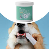 Maxbell Dogs Oral Cleaning Wipe Dog Mouth Odor Wipe for Pet Supplies Kitten Puppy 50 Sheet in Box