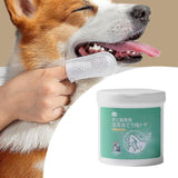 Maxbell Dogs Oral Cleaning Wipe Dog Mouth Odor Wipe for Pet Supplies Kitten Puppy 50 Sheet in Box