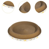 Maxbell Corrugated Paper Scratcher Bed Furniture Protector Training Round Shaped S