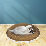 Maxbell Corrugated Paper Scratcher Bed Furniture Protector Training Round Shaped S