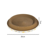 Maxbell Corrugated Paper Scratcher Bed Furniture Protector Training Round Shaped S