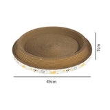 Maxbell Corrugated Paper Scratcher Bed Furniture Protector Training Round Shaped L