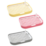Maxbell Dog Toilet Reusable Dog Potty Tray Toilet for Other Pets Puppy Small Animals Yellow