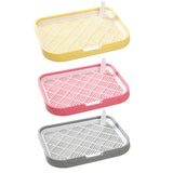 Maxbell Dog Toilet Reusable Dog Potty Tray Toilet for Other Pets Puppy Small Animals Yellow