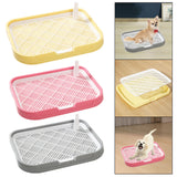 Maxbell Dog Toilet Reusable Dog Potty Tray Toilet for Other Pets Puppy Small Animals Yellow