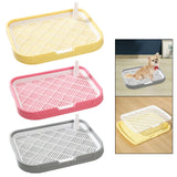 Maxbell Dog Toilet Reusable Dog Potty Tray Toilet for Other Pets Puppy Small Animals Yellow