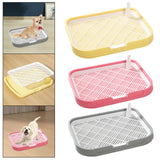 Maxbell Dog Toilet Reusable Dog Potty Tray Toilet for Other Pets Puppy Small Animals Yellow