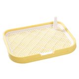 Maxbell Dog Toilet Reusable Dog Potty Tray Toilet for Other Pets Puppy Small Animals Yellow