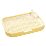 Maxbell Dog Toilet Reusable Dog Potty Tray Toilet for Other Pets Puppy Small Animals Yellow