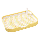 Maxbell Dog Toilet Reusable Dog Potty Tray Toilet for Other Pets Puppy Small Animals Yellow
