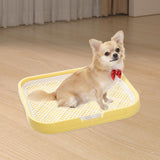 Maxbell Dog Toilet Reusable Dog Potty Tray Toilet for Other Pets Puppy Small Animals Yellow