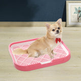 Maxbell Dog Toilet Reusable Dog Potty Tray Toilet for Other Pets Puppy Small Animals Pink