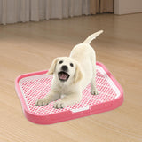 Maxbell Dog Toilet Reusable Dog Potty Tray Toilet for Other Pets Puppy Small Animals Pink