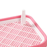 Maxbell Dog Toilet Reusable Dog Potty Tray Toilet for Other Pets Puppy Small Animals Pink